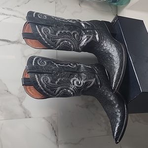 DJESUS JESUS BOOTS OSTRICH PRINT 9